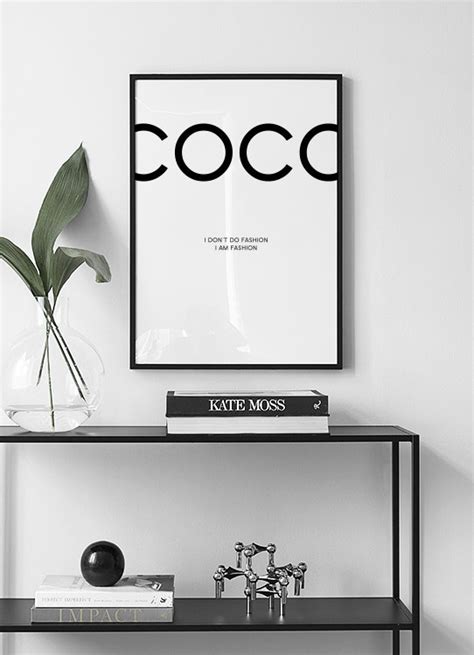 chanel plakater|Coco Chanel Poster .